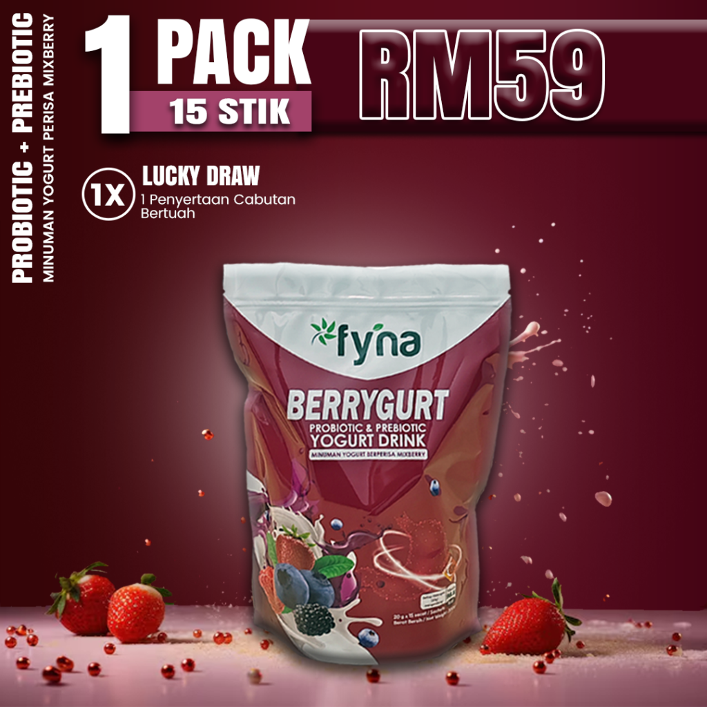 1 PACK BERRYGURT